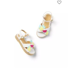 Janie And Jack Espadrilles Size 12T Girls New